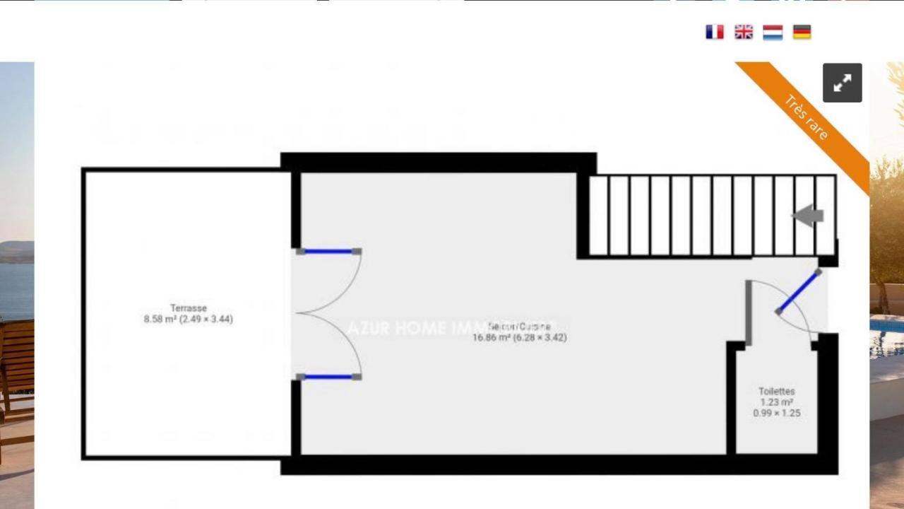 דירות Saint-Raphaël Duplex T3 Boulouris Pieds Dans L Eau מראה חיצוני תמונה