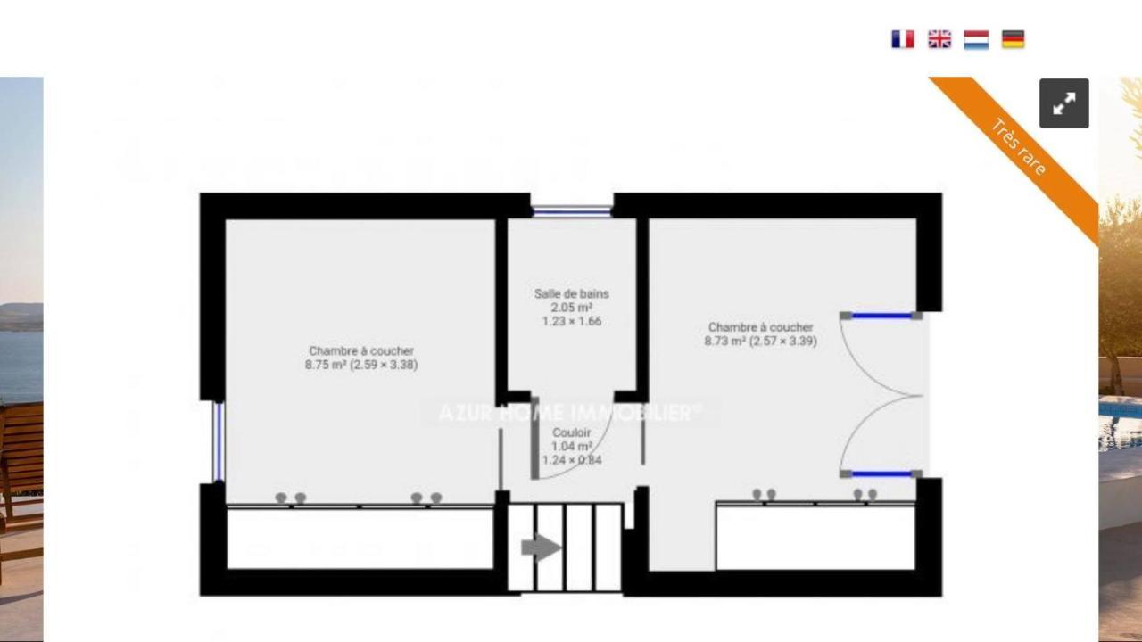 דירות Saint-Raphaël Duplex T3 Boulouris Pieds Dans L Eau מראה חיצוני תמונה
